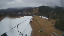 Lanovka - pohled dolů