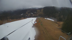 Lanovka - pohled dolů