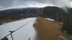 Lanovka - pohled dolů