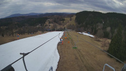 Lanovka - pohled dolů