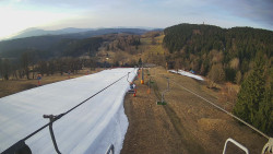 Lanovka - pohled dolů