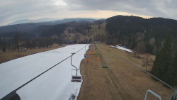 Lanovka - pohled dolů