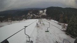 Lanovka - pohled dolů