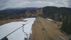 Lanovka - pohled dolů