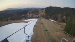 Lanovka - pohled dolů