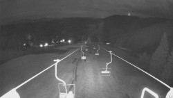 Lanovka - pohled dolů