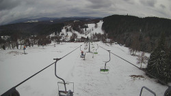 Lanovka - pohled dolů