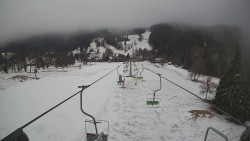 Lanovka - pohled dolů