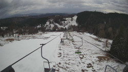 Lanovka - pohled dolů