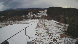 Lanovka - pohled dolů