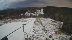 Lanovka - pohled dolů