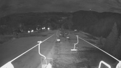 Lanovka - pohled dolů