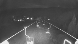 Lanovka - pohled dolů