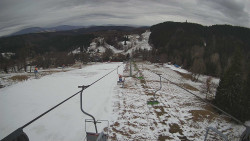 Lanovka - pohled dolů