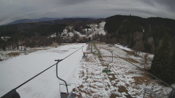 Lanovka - pohled dolů