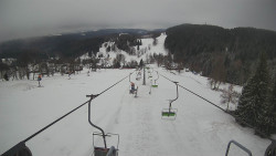 Lanovka - pohled dolů