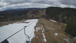 Lanovka - pohled dolů