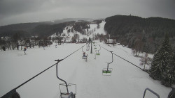 Lanovka - pohled dolů