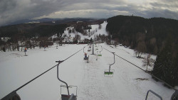 Lanovka - pohled dolů