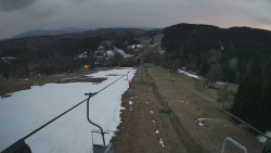 Lanovka - pohled dolů