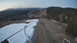 Lanovka - pohled dolů