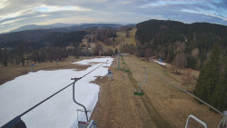 Lanovka - pohled dolů