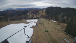 Lanovka - pohled dolů