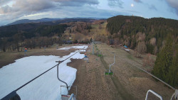 Lanovka - pohled dolů