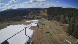 Lanovka - pohled dolů