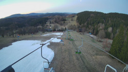 Lanovka - pohled dolů