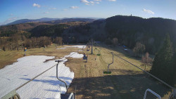 Lanovka - pohled dolů