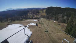 Lanovka - pohled dolů