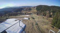Lanovka - pohled dolů