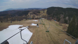 Lanovka - pohled dolů