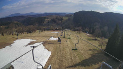 Lanovka - pohled dolů