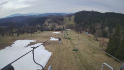 Lanovka - pohled dolů