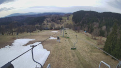 Lanovka - pohled dolů