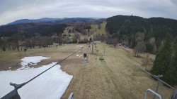Lanovka - pohled dolů