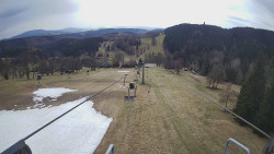 Lanovka - pohled dolů