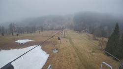 Lanovka - pohled dolů