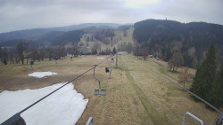 Lanovka - pohled dolů