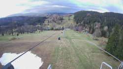 Lanovka - pohled dolů