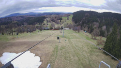 Lanovka - pohled dolů