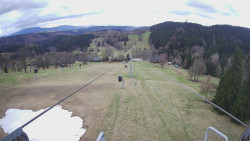 Lanovka - pohled dolů