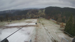 Lanovka - pohled dolů