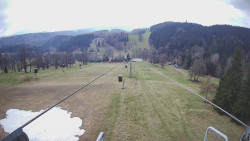 Lanovka - pohled dolů