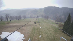 Lanovka - pohled dolů