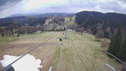 Lanovka - pohled dolů