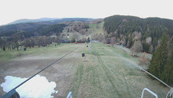 Lanovka - pohled dolů