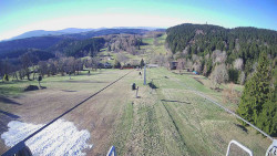 Lanovka - pohled dolů